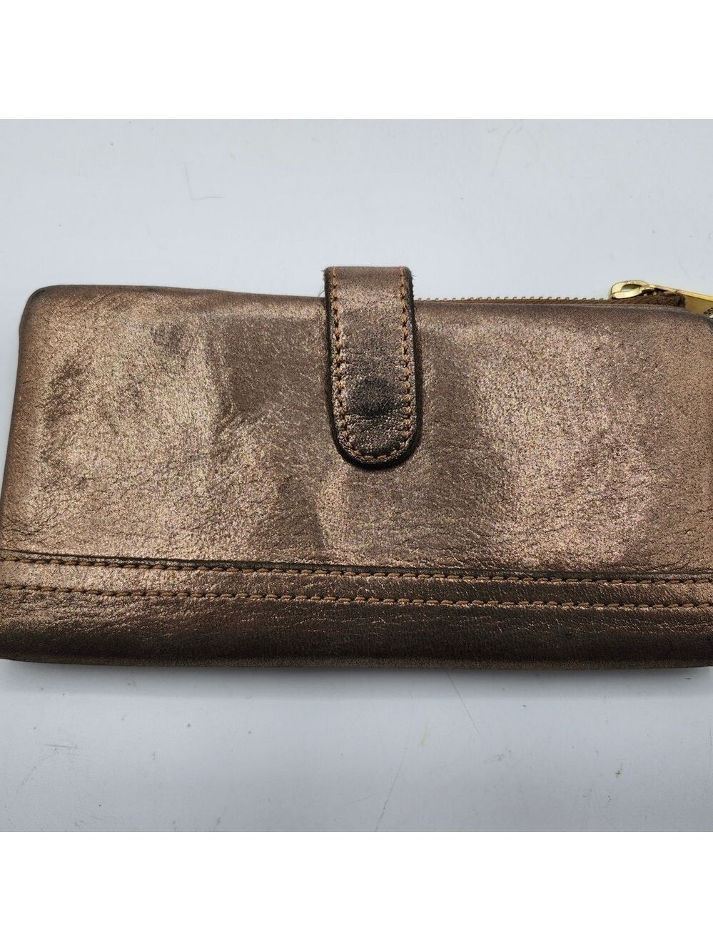 Fossil Metallic Rose Gold Women's Wallet